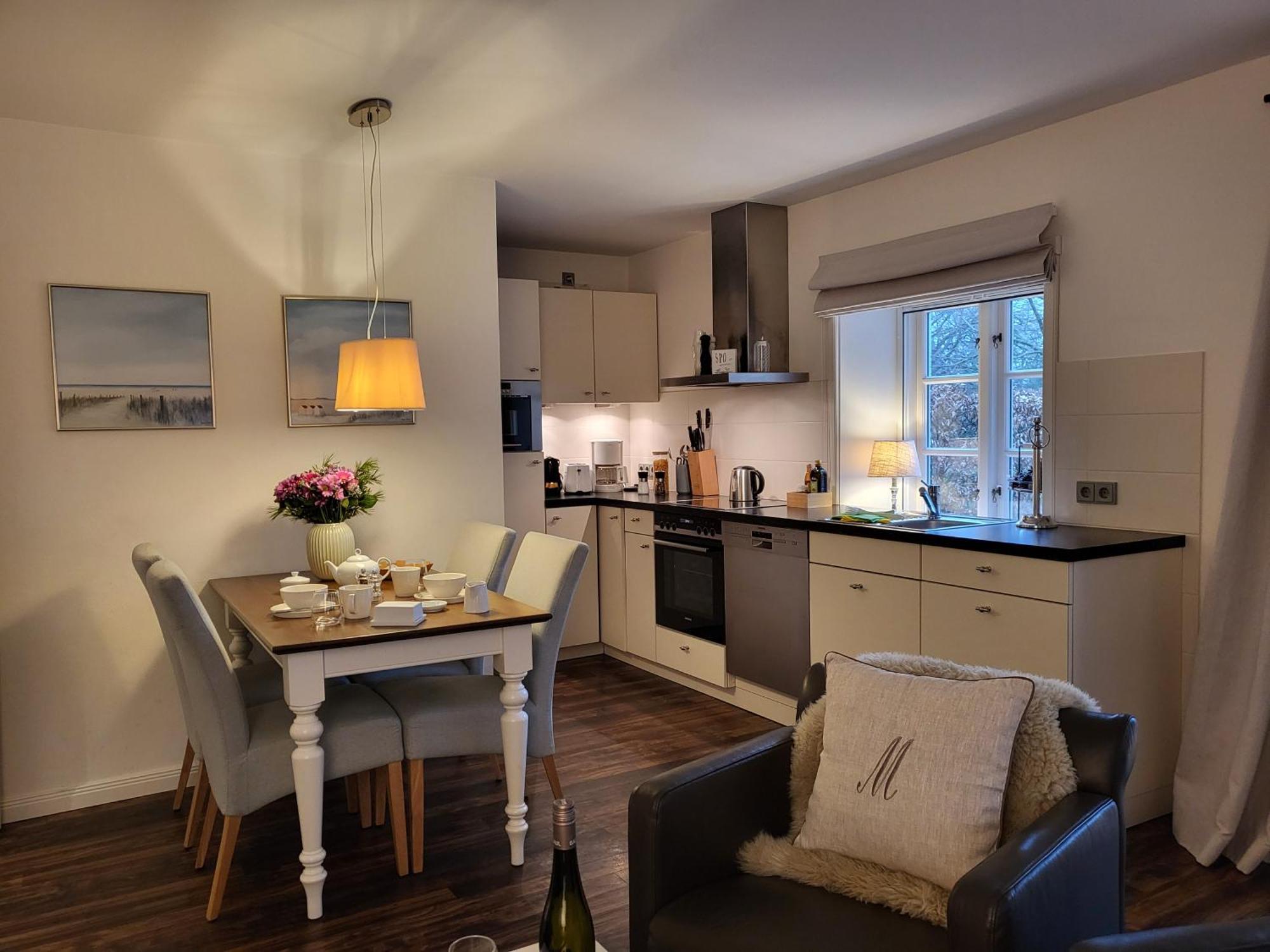 Ferienwohnung 1 Im Reetdachhaus Muehlenhof 장크트 피터 오르딩 외부 사진