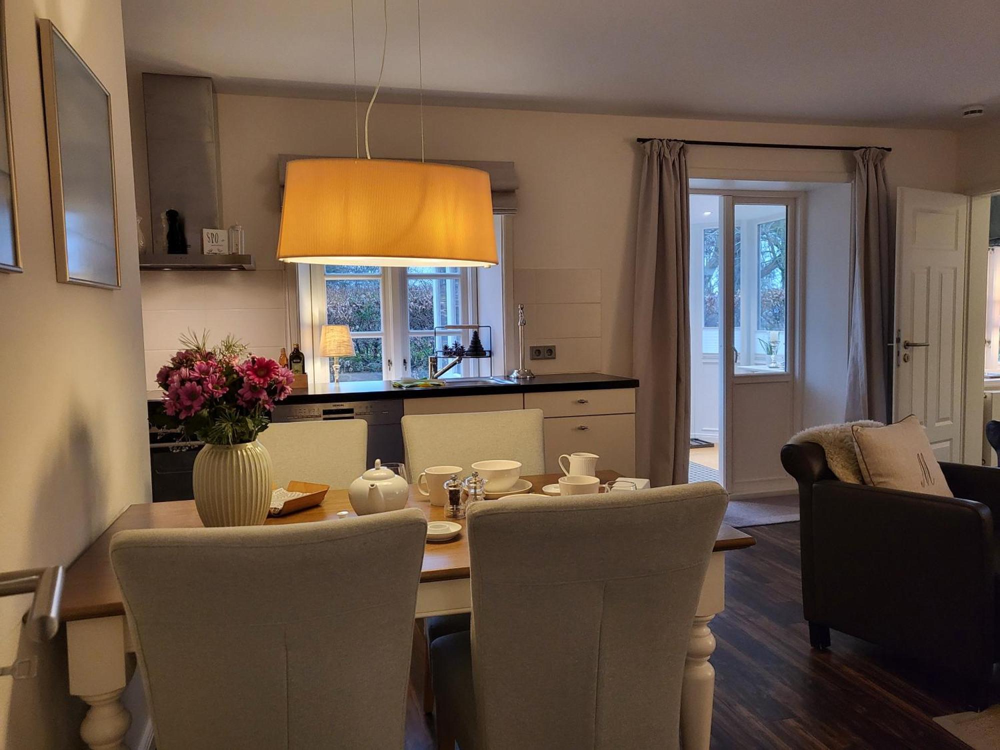 Ferienwohnung 1 Im Reetdachhaus Muehlenhof 장크트 피터 오르딩 외부 사진